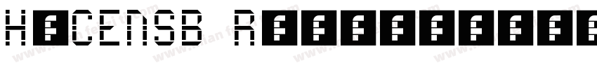 H_CENSB Regular字体转换